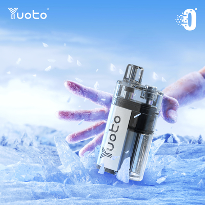 メッシュコイル YUOTO 一回使用型vape 調整可能な空気流 ニコチン強度 0% 2% 5%