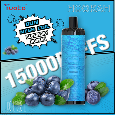 YUOTO メーカー DIGI 15000 パフ ダウル メッシュ コイル 蒸気 調節可能な空気流 MTL と DTL