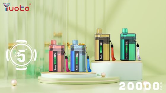 YUOTO使い捨てVAPEペン850mAhバッテリー容量デュアルメッシュコイルでVaping体験をアップグレード