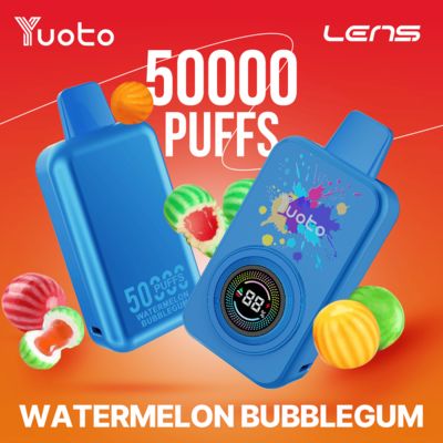 yuotoレンズ 50000パフ バッテリーディスプレイ付き使い捨てのvape