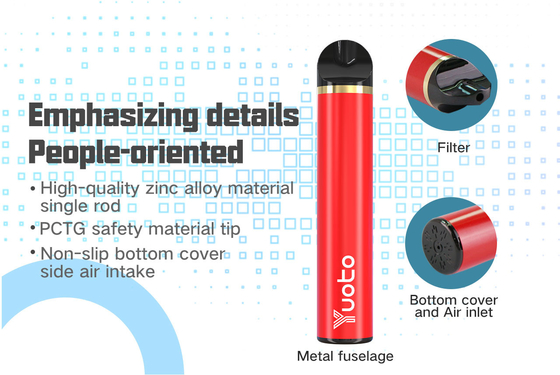 23の味の1500のPuffs Disposable Vape 5ml E Juice CapacityのセリウムのCFの証明書