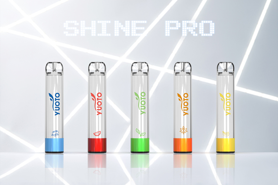 Yuoto Shineプロ2000年のPuffs Vape 15 Flavors With 5ML E Juice Capacity