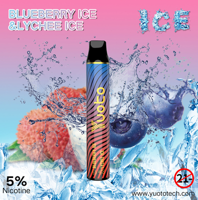 Yuoto使い捨て可能な3000は1350のより多くの味使い捨て可能なVape 20x118.5mm吹く