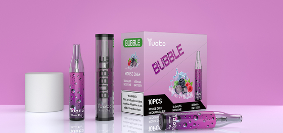 中国Yuotoの泡4000puffs 10ml 650mah再充電可能なyuotoの使い捨て可能なvapeのポッドの元の工場はコイルを一致させる