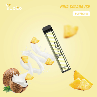 Yuotoのxxl 2500puffs 1200mah 7mlのeliquidの正方形の形のyuotoの使い捨て可能なvapeのyuotovapeの陶磁器の元の工場vapeのポッド