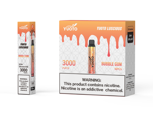 Yuoto DisposableのvapeのポッドのYuoto甘美な300puffs 1350mah 8mlのeliquidのyuotoの使い捨て可能なvapeのyuotovape