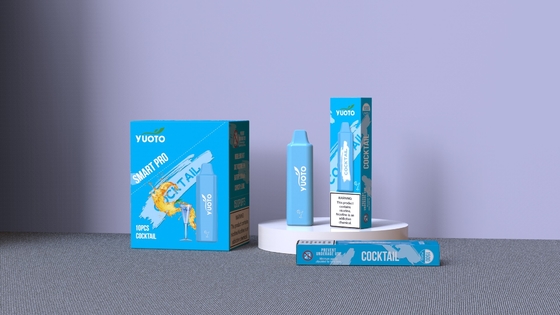 EMC ROHS MSDS Yuoto 1500はVape使い捨て可能な2-5%Mg 800mAh電池48g吹く