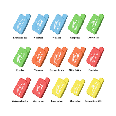 Yuoto小型箱700のパフのVapeの使い捨て可能な15味電池450mAh Eジュース2.3ml