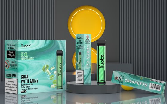 7 Ml ユオト 使い捨てのバイプ XXL 2500パフ デバイスの味