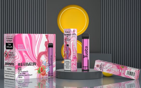 調節可能な気流XXL 2500は装置7MLポッド1200mahで造られるVape吹く