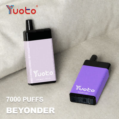 安定した味Yuoto Beyonder 7000は使い捨て可能なVapeの網のコイル吹く