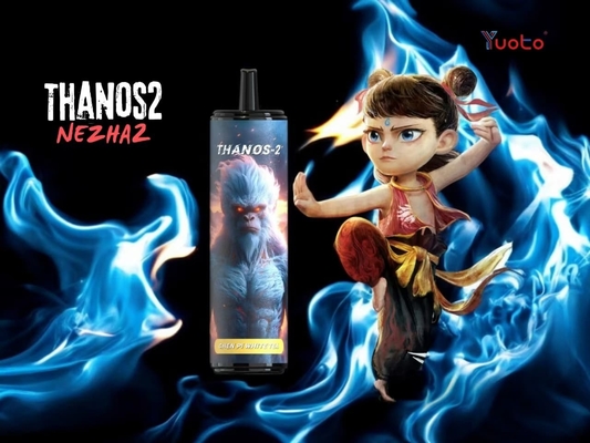 yuoto thanos2 10000パフ 使い捨てのvape mesh コイル バッテリーレベルディスプレイ
