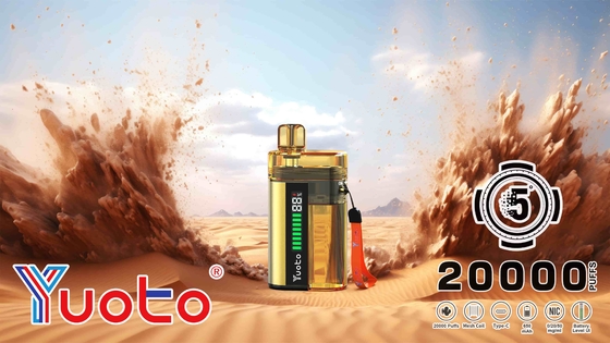 yuoto 5000 パフ vape で、850mAh バッテリー容量と調整可能なエアフローであなたのベイピング体験をアップグレードしましょう。