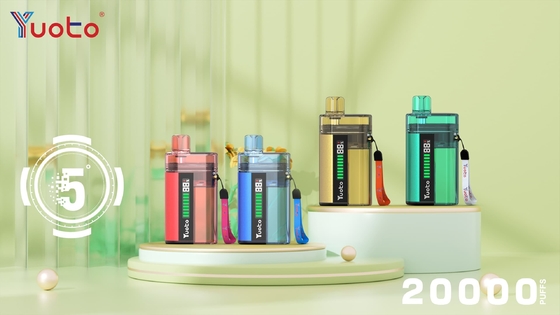 YUOTO使い捨てVAPEペン850mAhバッテリー容量デュアルメッシュコイルでVaping体験をアップグレード